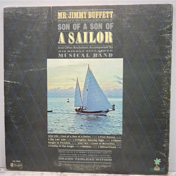 Jimmy Buffett Son Of A Son Of A Sailor Vinyl Rock LP Gatefold ABC 1978 Lyric Slv - Picture 7 of 8